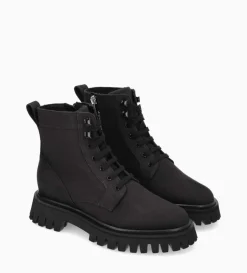 Hot FREE LANCE Paris Boot ranger à zip - Gisèle - Denim - Noir