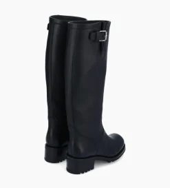 New FREE LANCE Paris Botte biker à boucle - Biker 40 - Cuir grainé - Noir