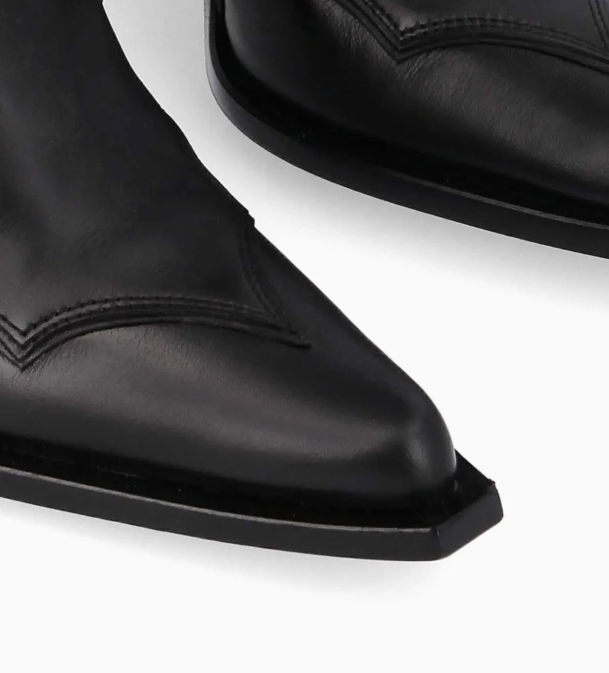 Best FREE LANCE Paris Botte western à talon - Annie 80 - Cuir de veau lisse mat - Noir