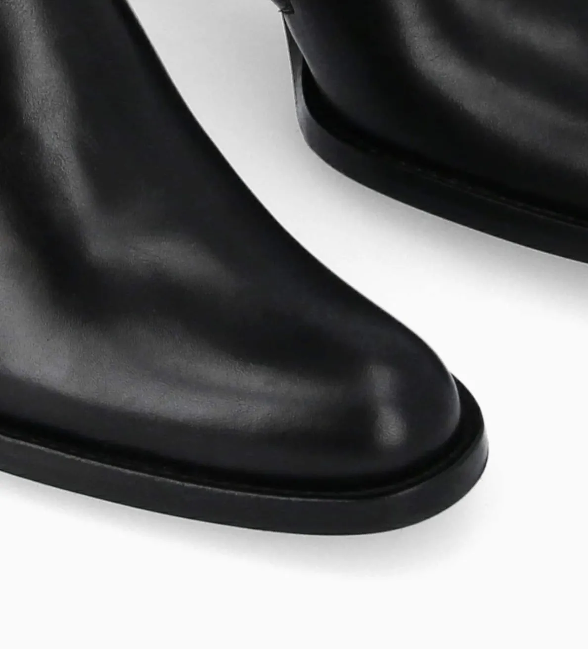 Best FREE LANCE Paris Botte zippée à talon - Legend 70 - Cuir de veau lisse brillant - Noir