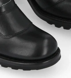 Online FREE LANCE Paris Botte zippée à talon - Thelma 70 - Cuir lisse - Noir