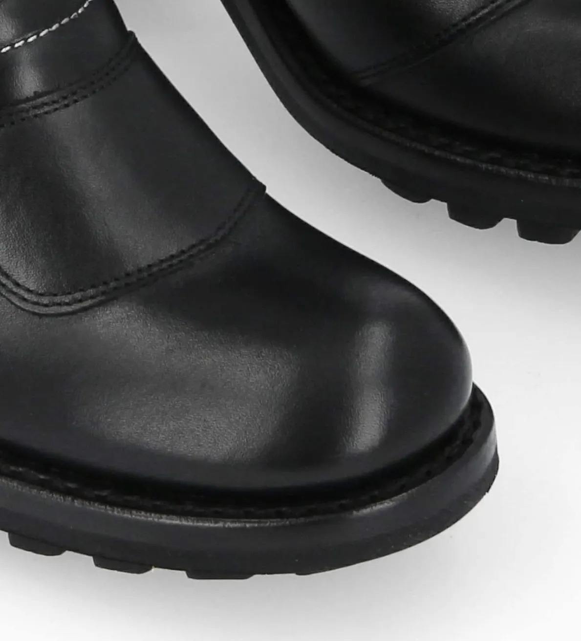 Online FREE LANCE Paris Botte zippée à talon - Thelma 70 - Cuir lisse - Noir