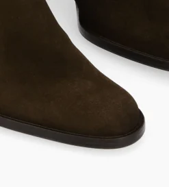 Discount FREE LANCE Paris Bottine à talon à zip - Legend 70 - Cuir velours - Marron foncé Marronfoncé