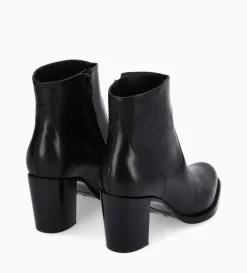 Sale FREE LANCE Paris Bottine à talon à zip - Legend 70 - Cuir lisse brillant - Noir