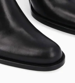 Sale FREE LANCE Paris Bottine à talon à zip - Legend 70 - Cuir lisse brillant - Noir