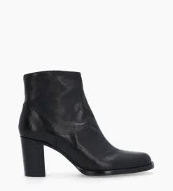 Discount FREE LANCE Paris Bottine à talon à zip - Legend 70 - Cuir grainé - Noir