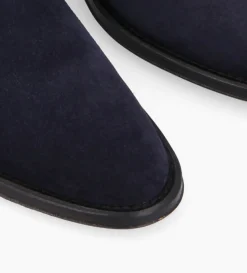 Hot FREE LANCE Paris Bottine chelsea - Harri 25 - Cuir velours - Marine