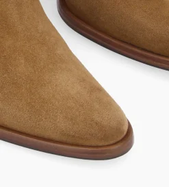 Best FREE LANCE Paris Bottine chelsea à talon - Jane 70 - Cuir velours - Sienna