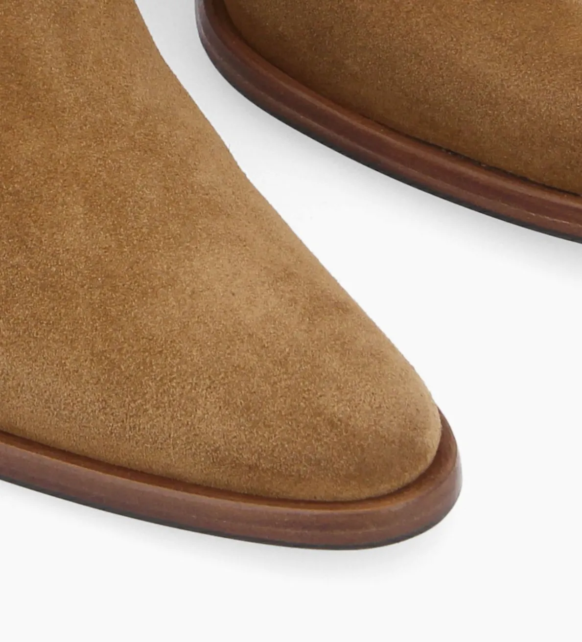 Best FREE LANCE Paris Bottine chelsea à talon - Jane 70 - Cuir velours - Sienna