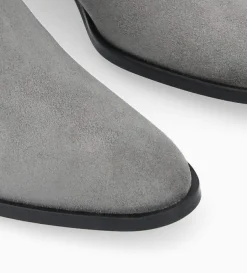 Clearance FREE LANCE Paris Bottine western chelsea - Kim 40 - Cuir velours - Graphite