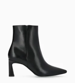 Discount FREE LANCE Paris Bottine zippée à talon - Cathleen 65 - Cuir de veau lisse brillant - Noir