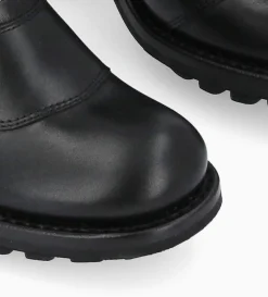 Clearance FREE LANCE Paris Bottine zippée à talon - Louise 70 - Cuir lisse - Noir