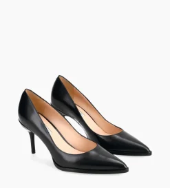 Clearance FREE LANCE Paris Escarpin à bout pointu - Jamie 70 - Cuir de veau lisse - Noir