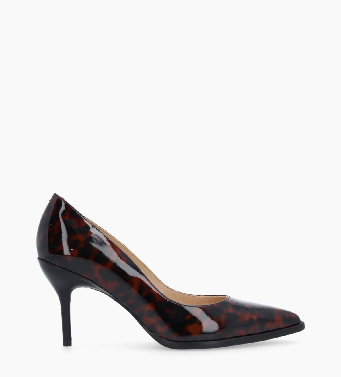 Best FREE LANCE Paris Escarpin à bout pointu - Jamie 70 - Cuir verni - Turtle