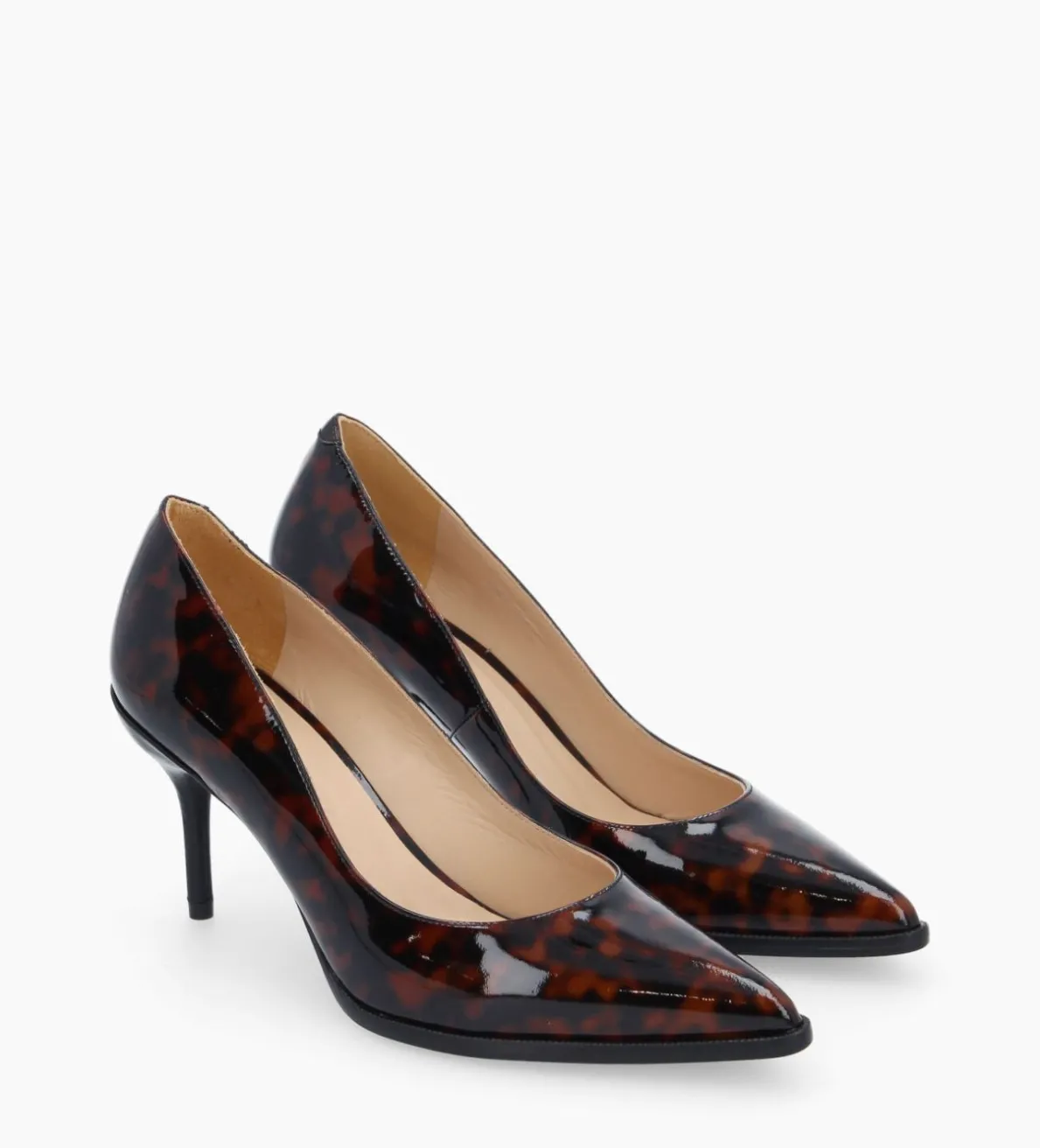 Best FREE LANCE Paris Escarpin à bout pointu - Jamie 70 - Cuir verni - Turtle