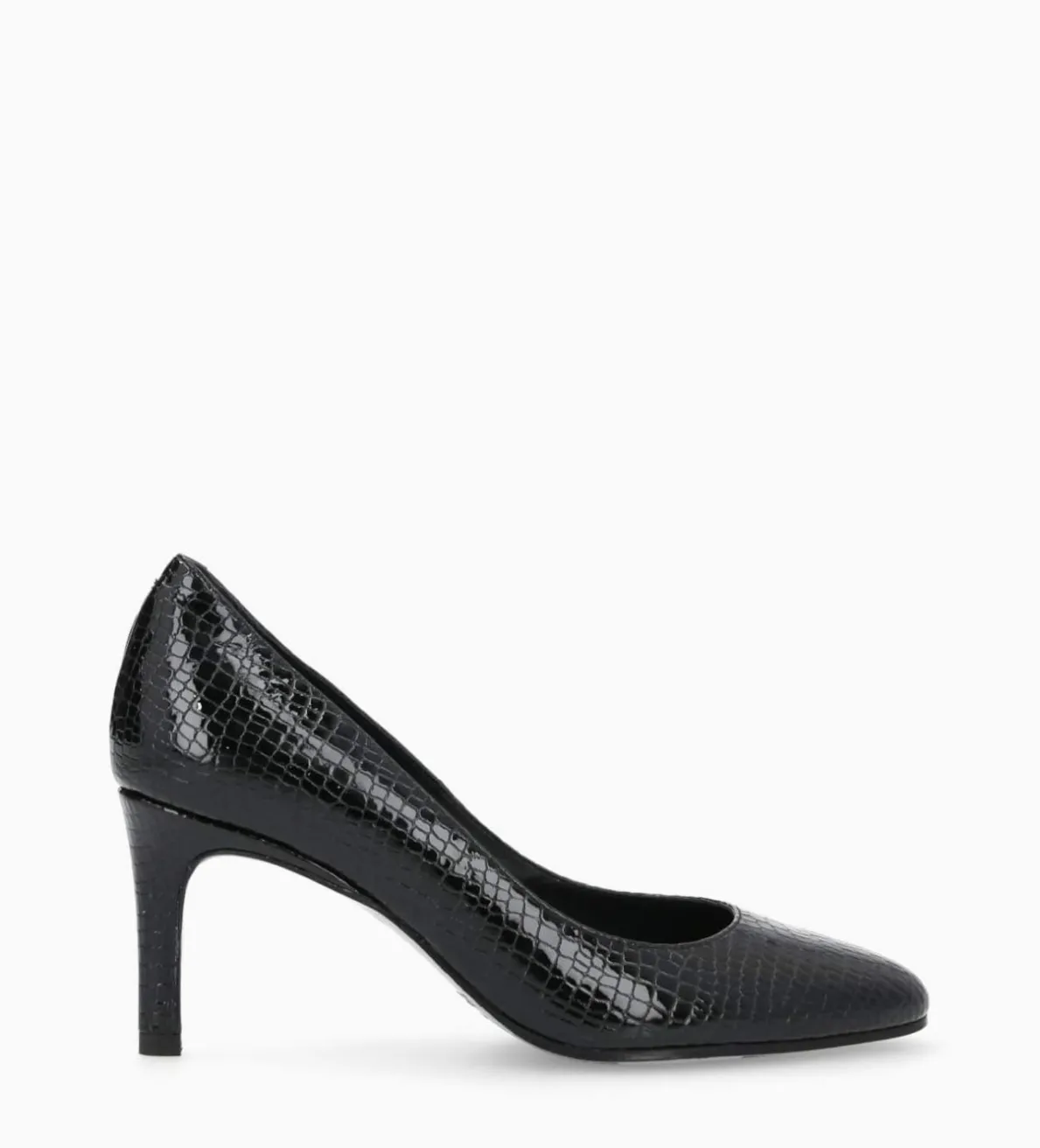 Discount FREE LANCE Paris Escarpin - Mirri 65 - Cuir imprimé serpent verni - Noir