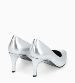 Discount FREE LANCE Paris Escarpin - Mirri 65 - Cuir métallisé - Argent
