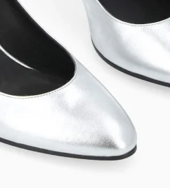 Discount FREE LANCE Paris Escarpin - Mirri 65 - Cuir métallisé - Argent