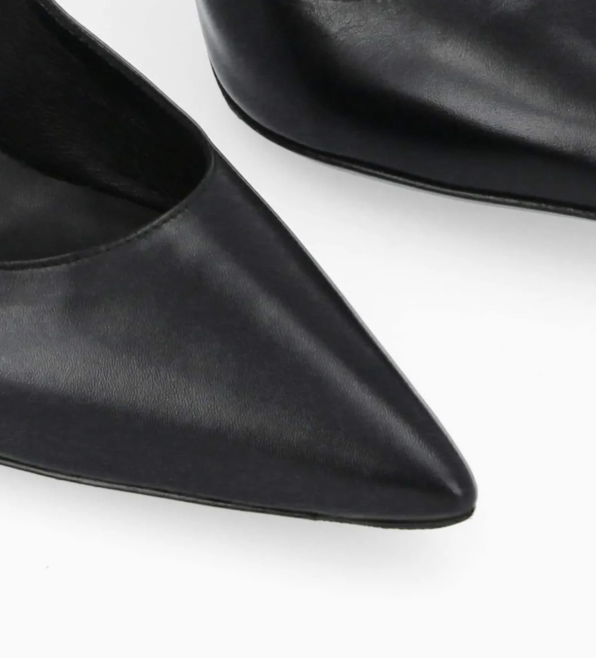 Online FREE LANCE Paris Escarpin à talon à bout pointu - Iris 85 - Cuir de veau lisse/Cuir imprimé serpent - Noir