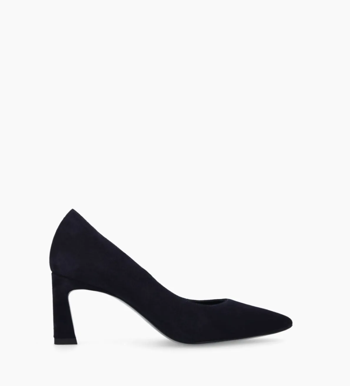 Clearance FREE LANCE Paris Escarpin à talon à bout pointu - Iris 65 - Cuir velours - Marine