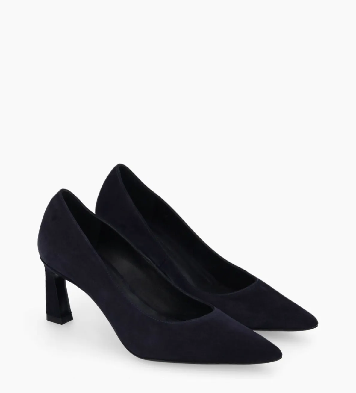 Clearance FREE LANCE Paris Escarpin à talon à bout pointu - Iris 65 - Cuir velours - Marine