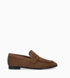 Discount FREE LANCE Paris Mocassin - Anaïs - Cuir velours - Brun