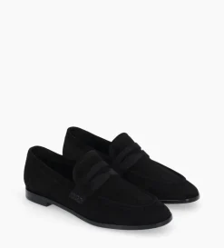 Discount FREE LANCE Paris Mocassin - Anaïs - Cuir velours - Noir