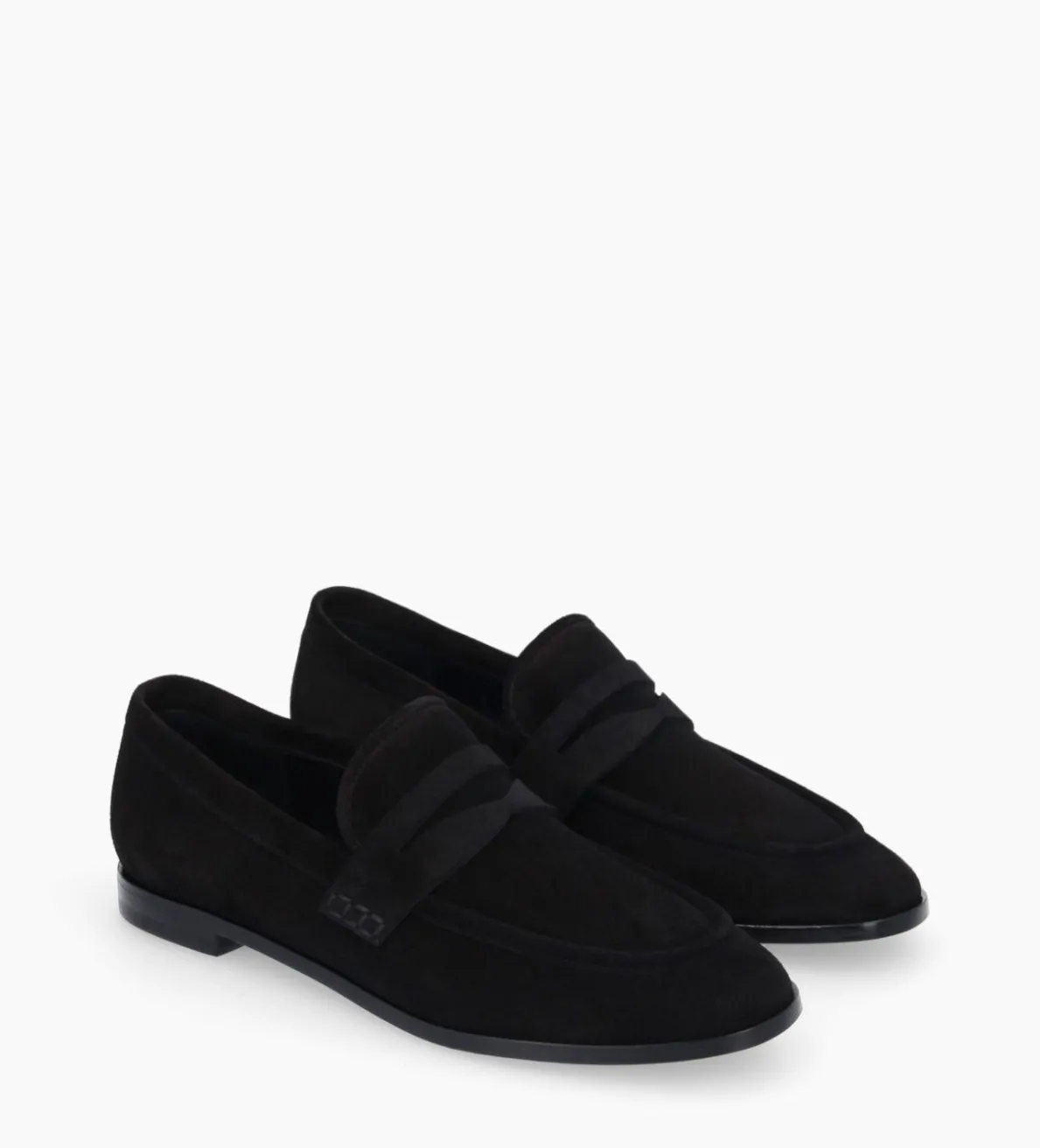 Discount FREE LANCE Paris Mocassin - Anaïs - Cuir velours - Noir