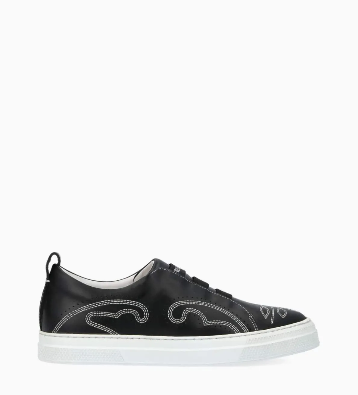 Clearance FREE LANCE Paris Sneaker - Panic - Cuir lisse - Noir